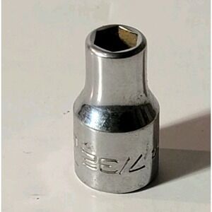Snap on Tools 7/32" TM7 Shallow  Chrome Socket 1/4" Drive 6 Point